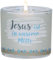 Butzon & Bercker Glaswindlicht zur Erstkommunion: Jesus ist in unserer Mitte. LichtMoment zur ersten heiligen Kommunion. Kerzenglas mit Spruch auf Pergamentumleger. Maße Ø 6,5 x 6 cm,