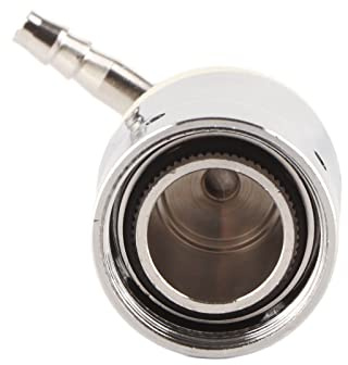 Grifo de cerveza de acero inoxidable, accesorio de grifo de cerveza para uso en el hogar, bar, tamaño de rosca de 6 x 5,4 x 3 cm