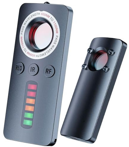 PrivacyGuard Pro – Hidden Camera Detector for Travel & Hotels, RF Signal Scanner with Infrared Lens Finder, Portable Anti-Spy Device for Airbnb/Cars