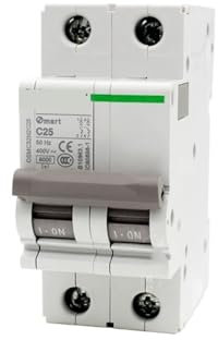 MELEDFCFK Interrupteur pneumatique 1P2P3P4P D1A ~ 63A Petit disjoncteur de Type D(4p,2A)