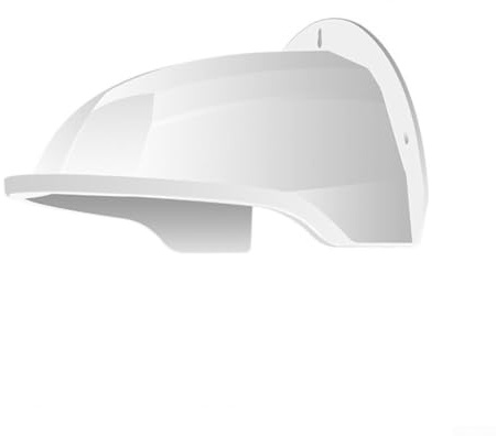 Besttoolifes Copertura antipioggia impermeabile per telecamera esterna, custodia protettiva in ABS per telecamere di sicurezza, sistema di sorveglianza CCTV, protezione dalle intemperie (1 pz)
