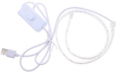 TOYANDONA LED Lecksuchlampe für Saxophon und Flöte 50cm Flexibel Tragbar aus Abs und Metall für Holzblasinstrumentenreparatur und Wartungsaufgaben Zufälliger Stil