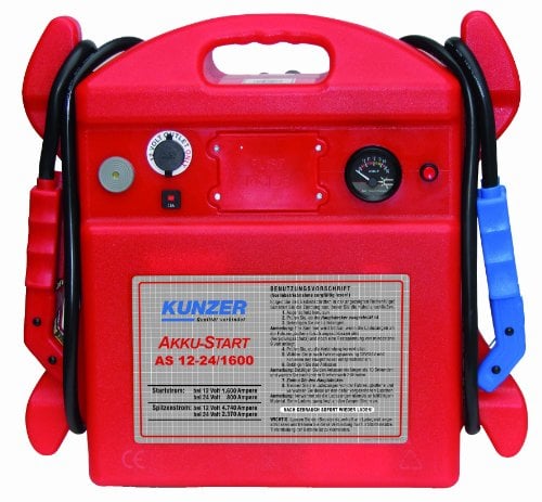 Kunzer AKKU-Start, tragbar, 12V 4740/1600A, 24V 2370/800A