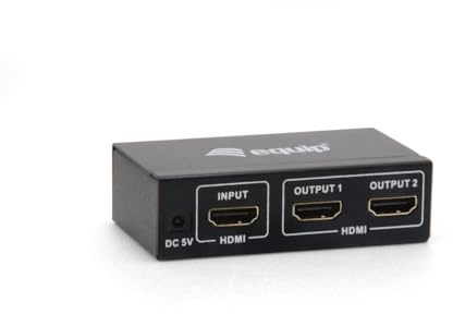 Equip HDMI Video Splitter 2-Port Supports 3D, Monitor Splitter, 1 HDMI to 2 Monitors, Screen Splitter