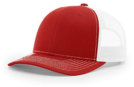 Richardson. Red/ White. Adjustable. 112. 00739845569273