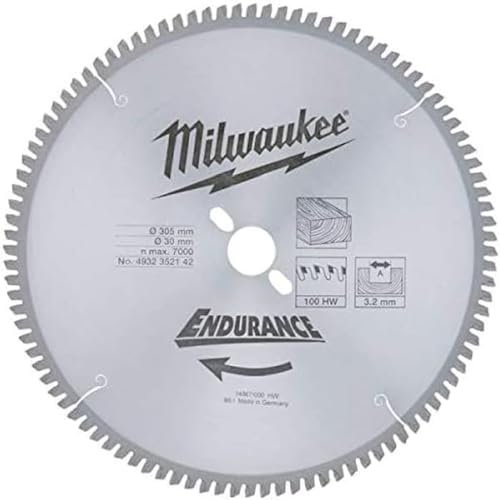 Milwaukee Disco P Serra Circular Saw Blade 305 x 3.2 x 30 Z100