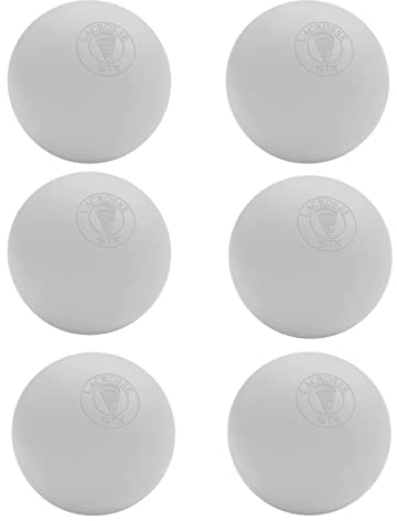 STX Lacrossebälle (universal), 6 STK., weiß