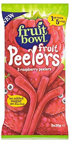 Fruit Bowl Fruit Peelers Raspberry (3x20g) - Pack of 2