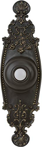 Craftmade PB3035-AZ Designer Surface Mounted Traditional Push Button Door Bell in Antique Bronze