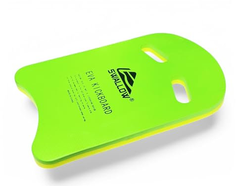 Kids Adults Swimming Swim Kickboard EVA Float Kick Board Pool Training Learning (Green/Yellow Kickboard)