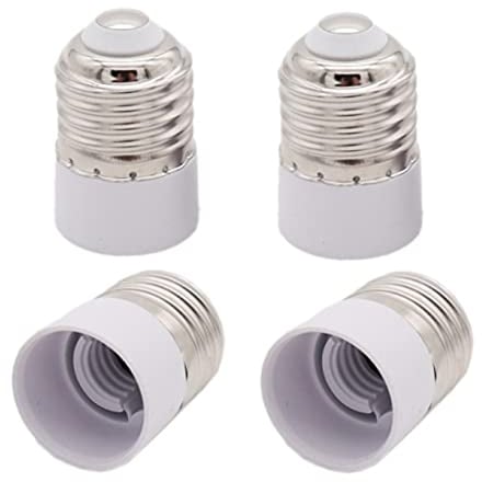 ShuoHui E27 auf E14 Lampensockel Adapter LED Lampen Fassung Sockel Adapter E27-E14 (4)