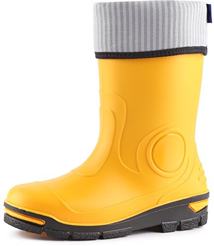 Ladeheid Kinder Gummistiefel Regenschuhe mit Warme Socke LARB013