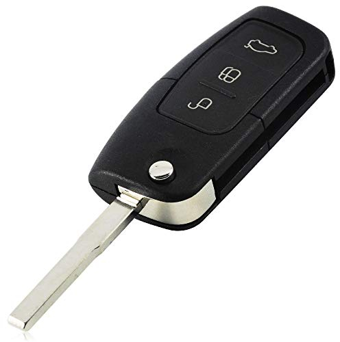 Ersatz Schlüsselgehäuse mit 3 Tasten Klappschlüssel Autoschlüssel Chiavi Schlüssel Rohling HU101 Fernbedienung Funkschlüssel Gehäuse ohne Elektronik - INION