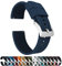 Barton Elite Bracelets de montre en silicone à dégagement rapide – Couleur au choix – Bracelets de montre 18 mm, 19 mm, 20 mm, 21 mm, 22 mm, 23 mm et 24 mm (boucle inoxydable et noire disponible),