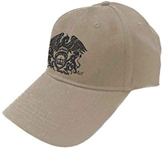 Queen Baseball Cap Schwarz Classic Crest Nue offiziell Sand One Size