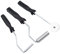 Outils en fibre de verre, outils de palette en mousse de fibre de verre en alliage d'aluminium kit de rouleau laminé 3pcs / set, moule à rouleau en fibre de résine pour anti - mousse frrouler