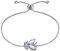 Aurora Tears Schmetterling verstellbare Armband 925 Sterling Silber April Birthstone White CZ Eröffnung Armband Tiere Schmuck Geschenk für Frauen und Mädchen DB0111W