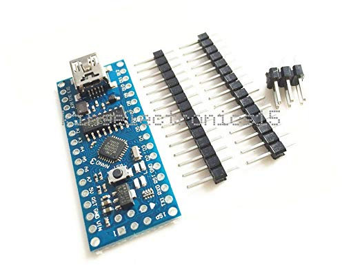 Sensors 5V V3.0 Mini USB Nano ATmega168 ATmega328 CH340G Board 30cm Cable for Arduino - (Type:Nano V3.0 ATmega168)