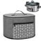 Yarwo Slow Cooker Dust Cover Compatible with Morphy Richards, Crock Pot, Russell Hobbs and other 5.7-8L Slow Cooker, with Zipper Pocket and Wipe Clean Liner, Grey
