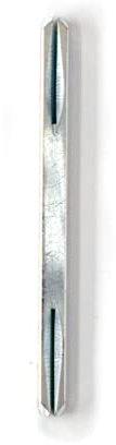 Spindle Bar Replacement for Door Handle 8mm Plain or Split 100mm 110mm 120mm 130mm 140mm or 150mm Steel Zinc Finish. Pack of 1 (Split 110mm x 8mm)