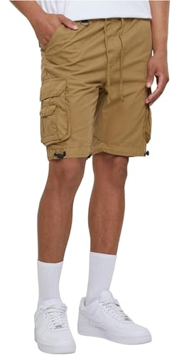 Urban Classics Herren Double Pocket Cargo Shorts Cargos, darksand, L