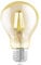 EGLO E27 LED Lampe, Amber Vintage Glühbirne, Leuchtmittel für Retro Beleuchtung, 4 Watt (entspricht 32 Watt), 350 Lumen, warmweiß, 2200k, Edison Birne A75, Ø 7,5 cm