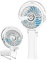 HandFan Handventilator Akku Tragbarer USB Ventilator Elektrischer 17ML Wassertank Mini Lüfter Batteriebetrieben Faltbar Desk Fan für Büro Zuhause Reisen Camping Party