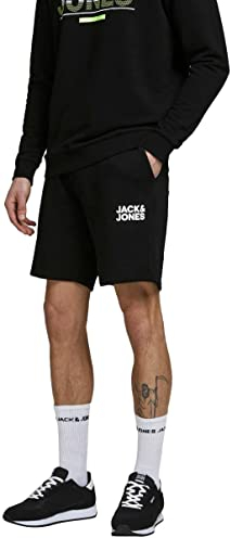 JACK & JONES Herren JPSTNEWSOFT Sweat Shorts, Black, XXXL