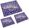 Blue Badge & Timer Holder - PU Leather Disabled Badge Holder Protector, Purple