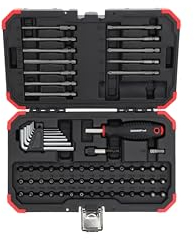 GEDORE red Bit-Satz 1/4 Zoll 67-teilig (PH, PZ, TX, TH, IN, SL), Schnellwechseladapter, inkl. Lang-Bits