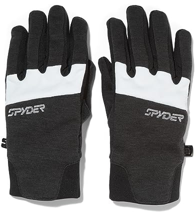 Spyder Damen Speed Fleece-Handschuhe, Schwarz, Größe M