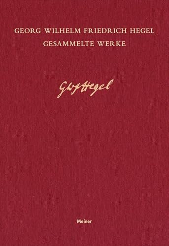 Jenaer Systementwürfe II (Georg Wilhelm Friedrich Hegel, Gesammelte Werke (GW) 7)