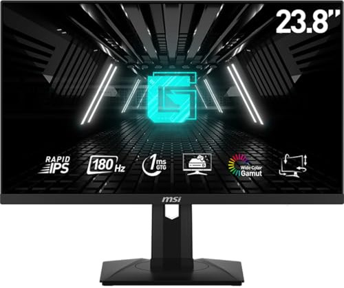 MSI FHD Rapid IPS Gaming Sync Free 1ms 1920 x 1080 180 Refresh Rate Gaming Monitor 24 Inch (Optix G244PF E2)