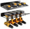 Storage Rack Wall Mount Drill Holder for 4 Power Drill Tools, Power Tool Organizer, Mesh anti-drop design, Improve Space Utilization, Utility Storage Rack for Garage, Workshop, Tool Library Etc