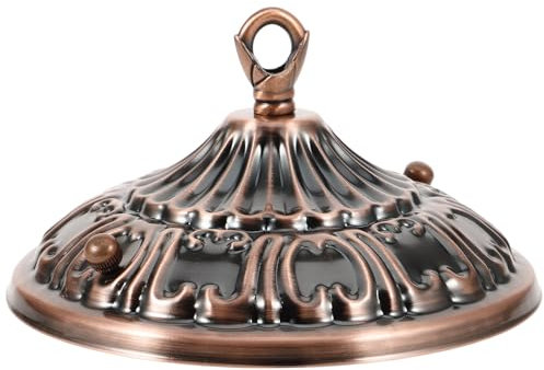 Homoyoyo Ceiling Tray Chandelier Mounting Plate Lamp Base for Hanging Swag Lamp Ceiling Light Cover Plate for Cable Hooks DIY Light Fixture Parts