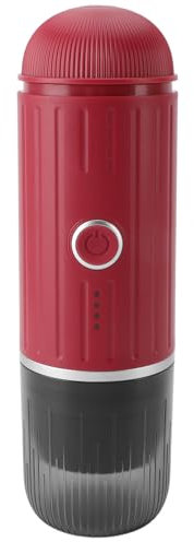 Cafetière USB, Cafetière de Voiture, Rechargeable par USB, Portable, Auto-chauffante, Extraction Automatique, Mini Cafetière pour Voyage, Camping, Randonnée, Randonnée, Pêche