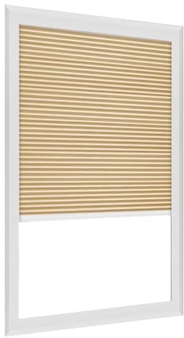 XILYZMO Herunterziehbarer Thermo- Rollo Unsichtbares Schiebepaneel, Faltbares Versiegeltes Rollo, Rahmen Aus Aluminiumlegierung, Wärmeisolierter Rollo Für Schlafzimmer Büro(40x130cm)