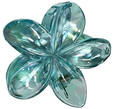 Euyehn Flor de pelo hawaiana, pinza de pelo de flor tropical | Horquilla de flores tropicales galvanizada,Pinzas para cabello grueso y fino, accesorios para el cabello para mujeres y niñas
