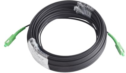 WSOLDMA Fiber Optic Wire APC SC to APC SC Optical Single-mode 1-core Outdoor Extension Cable Simplex Patch Cord 20M/30M/40M/50M/60M (20M)