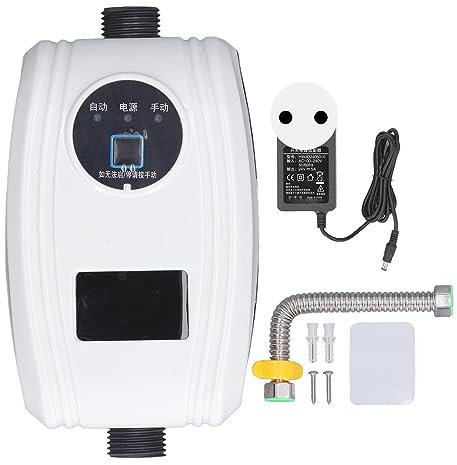 ANKROYU Bomba de refuerzo de presión de agua, 30 l/min 20 m de elevación, bomba de ducha automática IP56 para la cocina del baño en el hogar