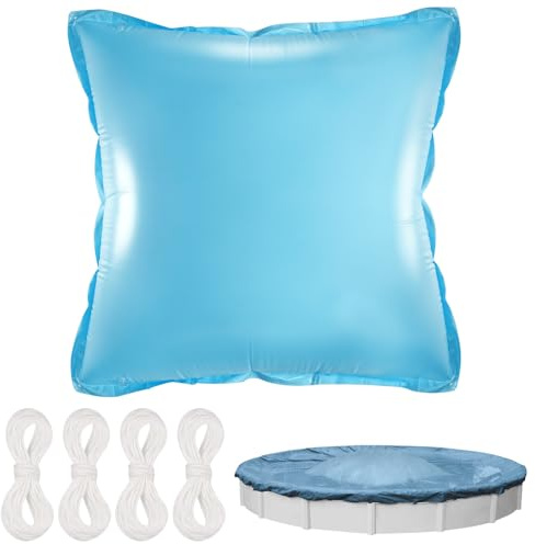 WEITAPYT Coussin Hivernage Piscine Hors Sol, 120 CM Coussin Piscine Hivernage, Ballon Hivernages Piscines Hors Sol, Convient pour Protéger Les Piscines en Hiver Et en Cas D'intempéries/Carré