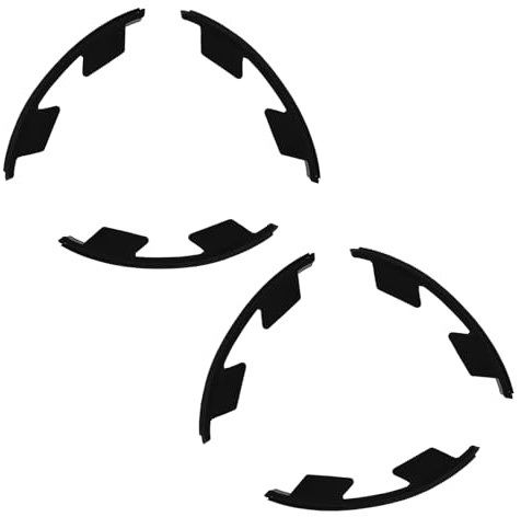 6 Pcs Black Car Cup Holder Insert Limiter, Universal Self-Adhesive Anti-Shake Silicone Water Bottle Stabilizer for Cars Trucks RVs & Vehicles