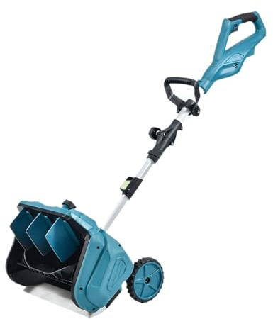 3500W Bürstenloser Elektro-Schneepflug 16 Zoll Schneekehrer Lithium-Schneepflug Reinigungsgerät for Straße Und Hof Mit 18V-Akkustecker MüHelos RäUmen Schnee