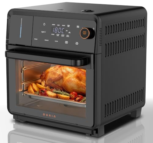 OUNIN 18L Fornetto Elettrico, 11 in 1 Forno Pizza e Forno a Vapore, 1800W