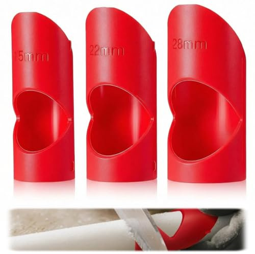3PCS Pipe Lagging Insulation Foam Cutter Tool,Pipe Lagging Cutting Tool,Foam Cutting Tool 15mm 22mm 28mm,Pipe Insulation Cutter Tool,Pipe Lagging Tool for Foam Cutting