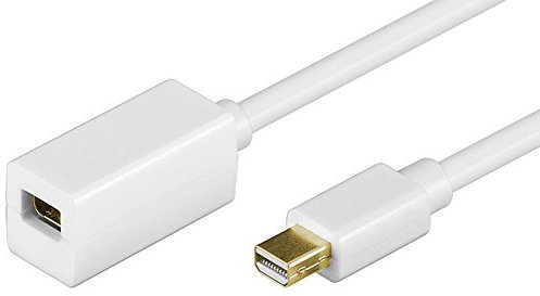 Goobay 32855 Mini DisplayPort extension cable 1.2 gold-plated - Mini DisplayPort male > Mini DisplayPort female