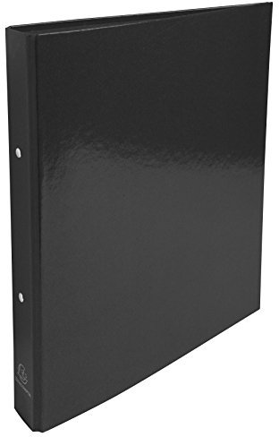 Exacompta 549291E Iderama Ringbuch (beschichteter Karton, A4, 30 mm, 2 Ringe) schwarz