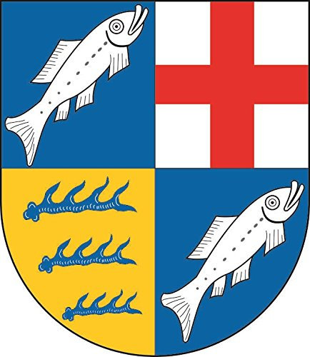 U24 Aufkleber Landkreis Konstanz Wappen Autoaufkleber Sticker Konturschnitt
