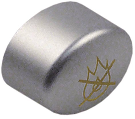 Unox Pulsante a pressione per forno ad aria calda XG813, XG413G, XG613G, XG613, XG813G, colore argento, fiamma, dimensioni 17 x 13 mm, dimensioni 17 x 13 mm