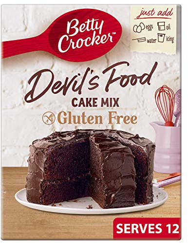 Betty Crocker Gluten Free Devil's Food Chocolate Cake Mix, 425 g ( Pack of 1)